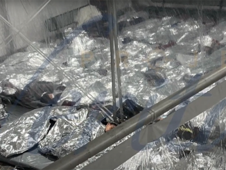 migrants held at border
