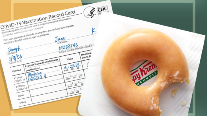 krispy kreme doughnuts covid vaccine