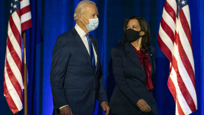 Biden and Harris