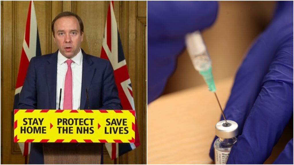 Matt Hancock covid vaccine