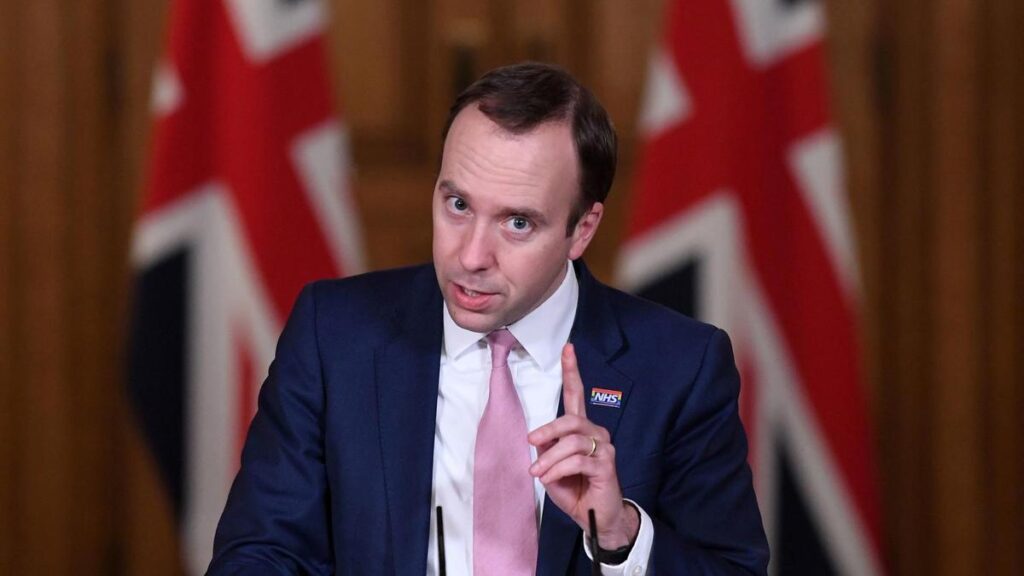 Matt Hancock UK covid