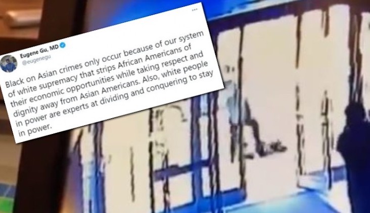 Anti-Trump woke doctor blames violence by blacks against Asians on white people