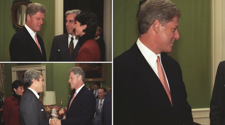 Previously unreleased photo's show Bill Clinton meeting billionaire pedophile Jeffrey Epstein at the White House