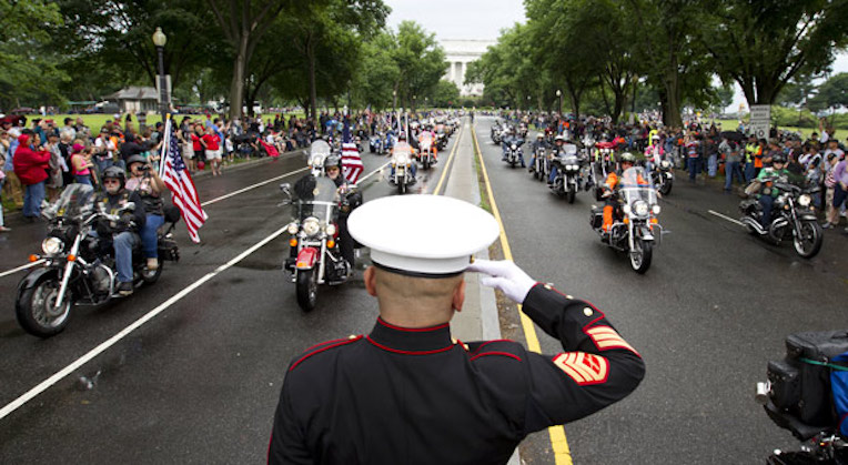 Biden ends Veterans' annual memorial day parade