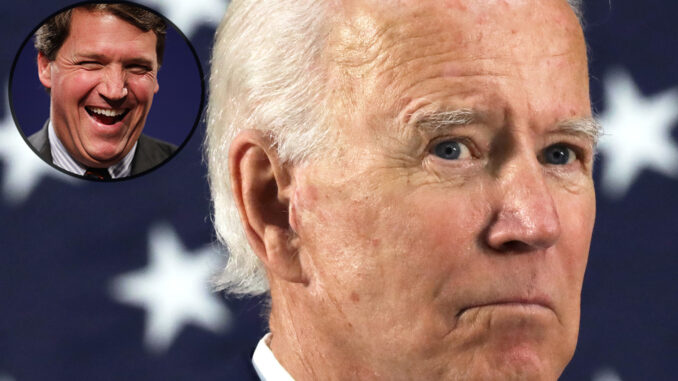 Joe Biden begins opposition research on potential 2024 presidential candidate Fox News' Tucker Carlson