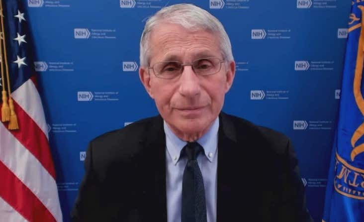 Dr. Fauci says masks will be forever