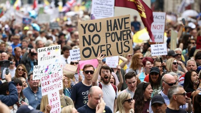 London freedom march