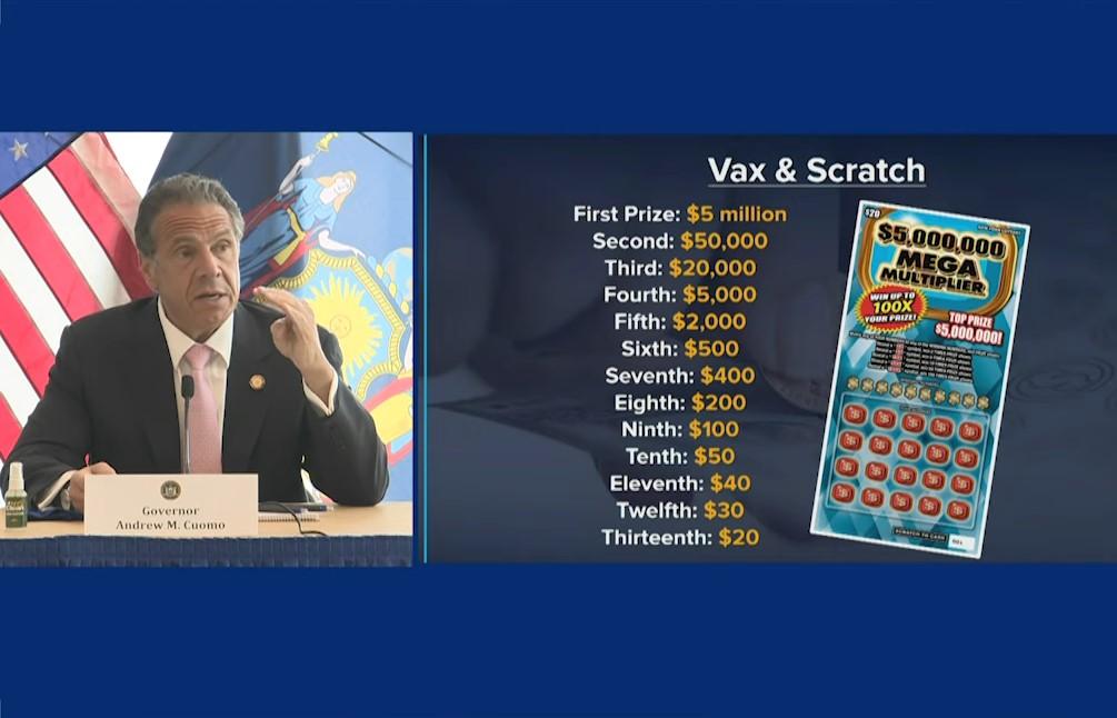 Cuomo vaacine incentive