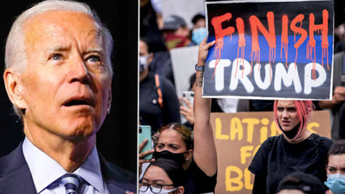 Black Lives Matter demands Biden jail trump and investigate the military