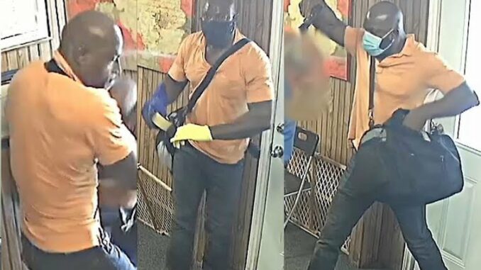 Horrifying video shows black man beating elderly man with crowbar at Houston car dealership