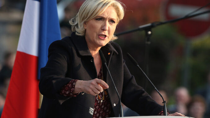 Marine Le Pen warns Macron is leading France into a civil war with Islam