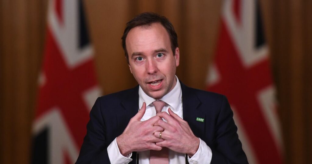 UK Health Secretary Matt Hancock suggests those who oppose vaccine passports are 'crazy'