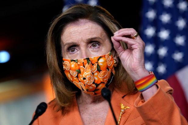 Nancy Pelosi ignores CDC - tells all members to wear masks on the House floor