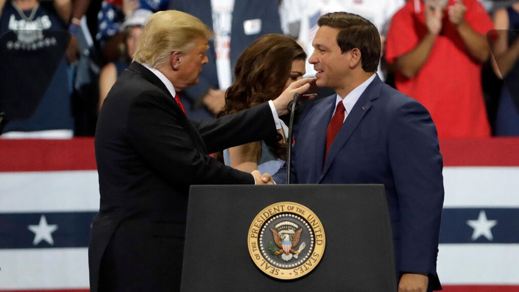 Trump and DeSantis