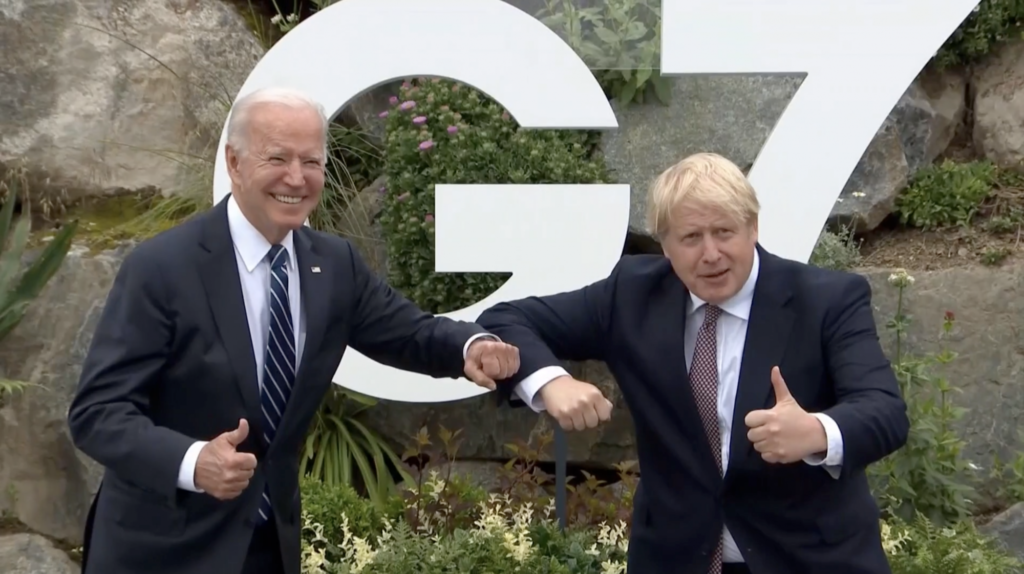 Biden and Johnson