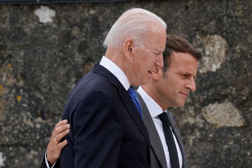 Biden and Macron
