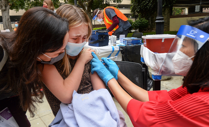 Unvaccinated students marked with sharpie at New Hampshire school
