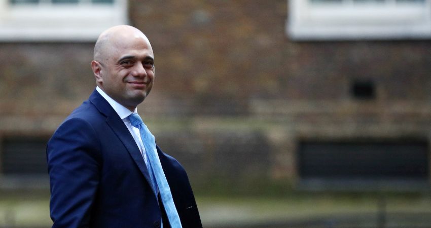 Sajid Javid covid test