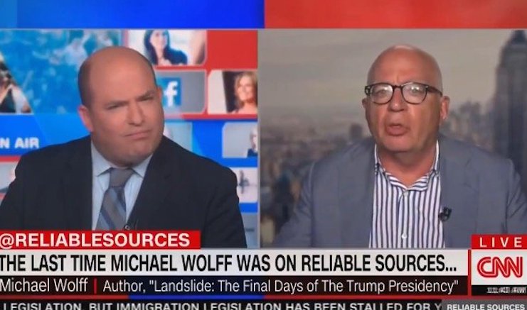 CNN guest Michael Wolff blasts Brian Stelter live on-air