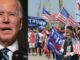 Thousands of Trump supporters greet Joe Biden in Pennsylvania