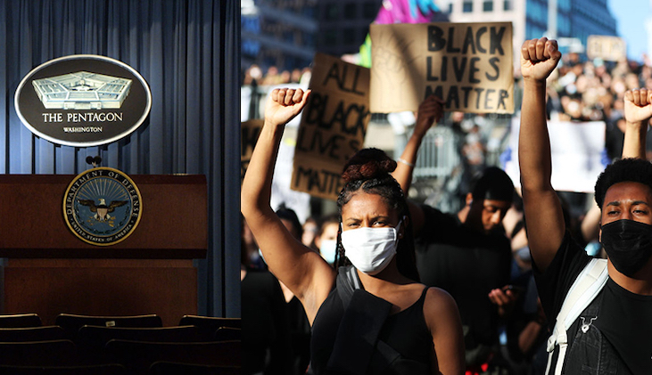 Biden's Pentagon is searching 'extremist' web searches, including people searching the phrase 'the truth about black lives matter'