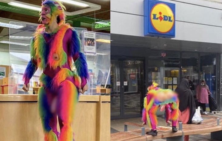 Muslim parents organize protest against rainbow dildo butt monkey