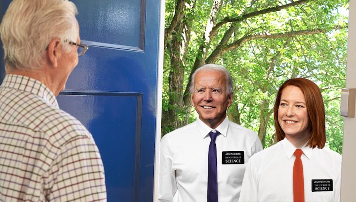 Biden admin tell door-to-door vaccine police to ignore 'no solicitation' signs