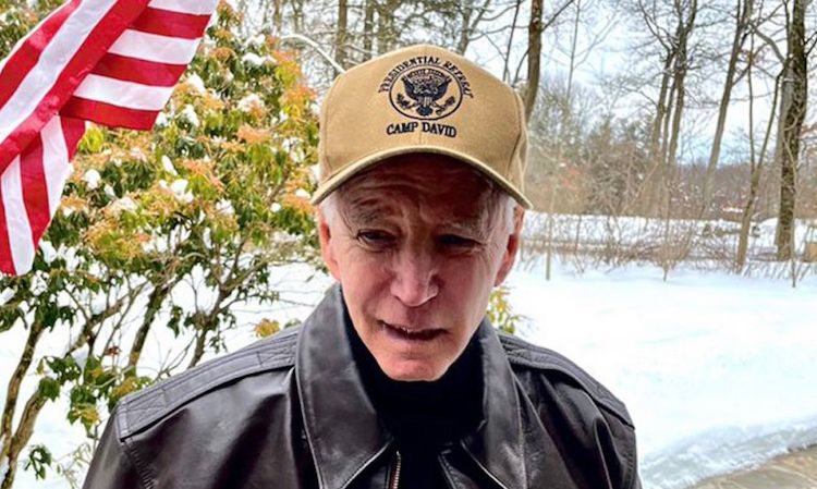 While hiding in Camp David, Joe Biden says he 'might' address the nation in the coming days