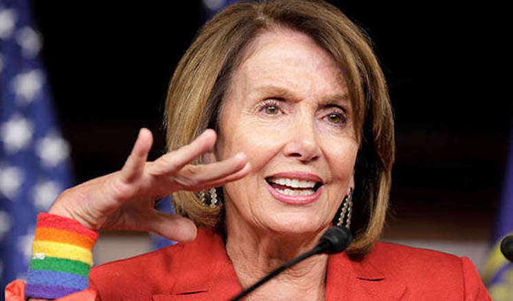 House Speaker Nancy Pelosi says priority in Afghanistan is now gender equality