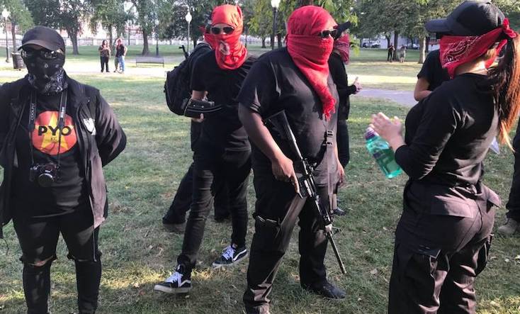 Armed Antifa terrorists hunt down Christians in Portland - media blackout