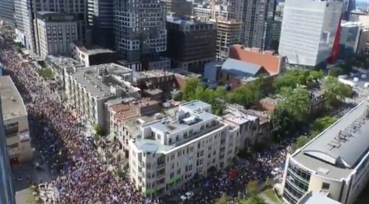 Tens of thousands of Canadians have risen up to reject the New World Order's attempts to restrict their freedom and impose vaccine passports.