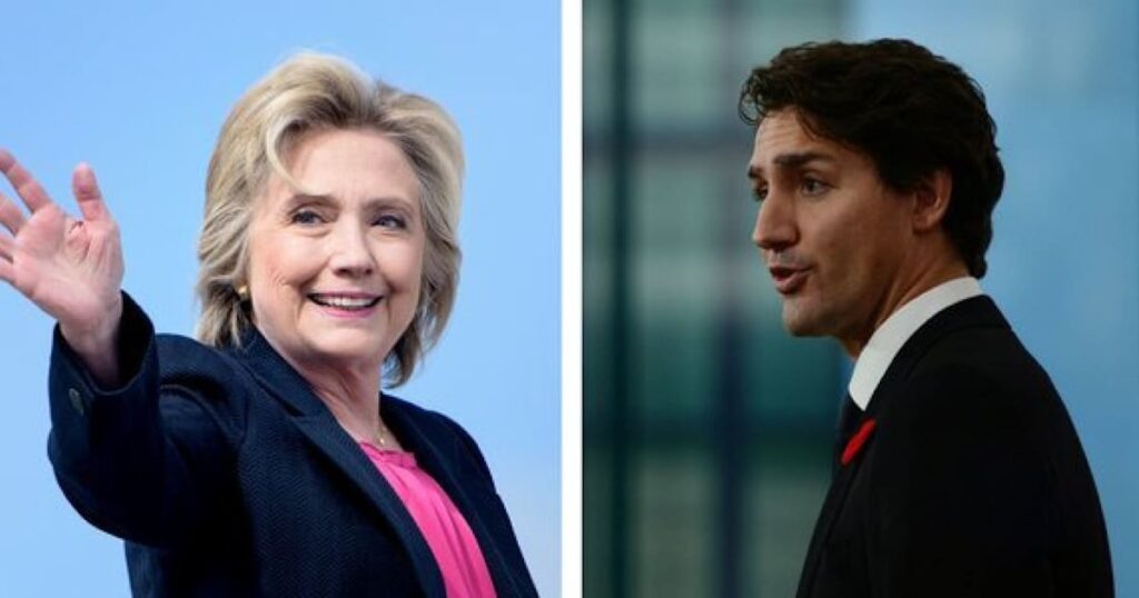 clinton and trudeau