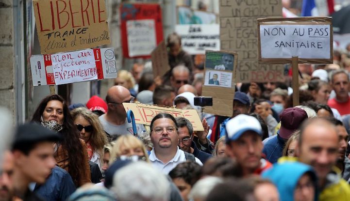 New World Order in panic mode as French rise up and reject vaccine passports