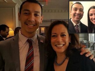 Pedo Democrat who raped multiple children pictured with Kamala Harris and AOC