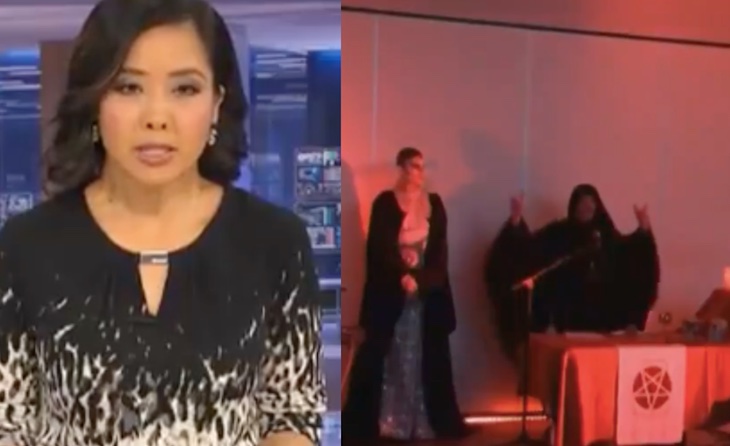 ABC News accidentally shows clip of elite officials performing a satanic ritual