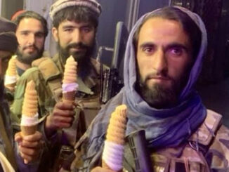 Taliban troll President Biden by posing with ice creams on Twitter