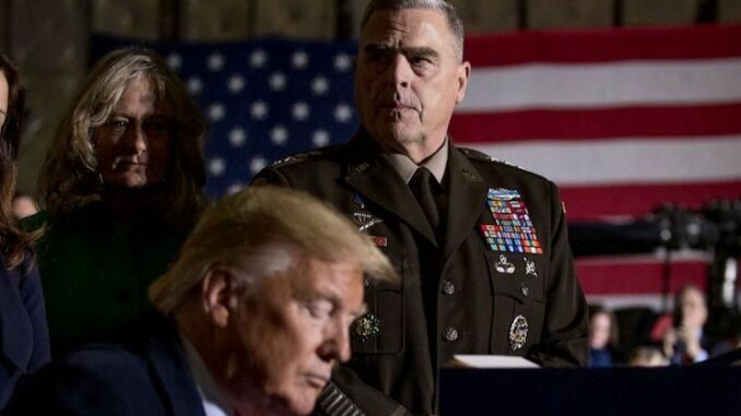 General Mark Milley ordered US troops to ignore President Trump after capitol riot