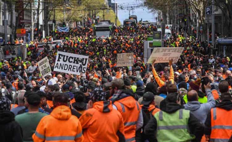 Australians rise up against the New World Order