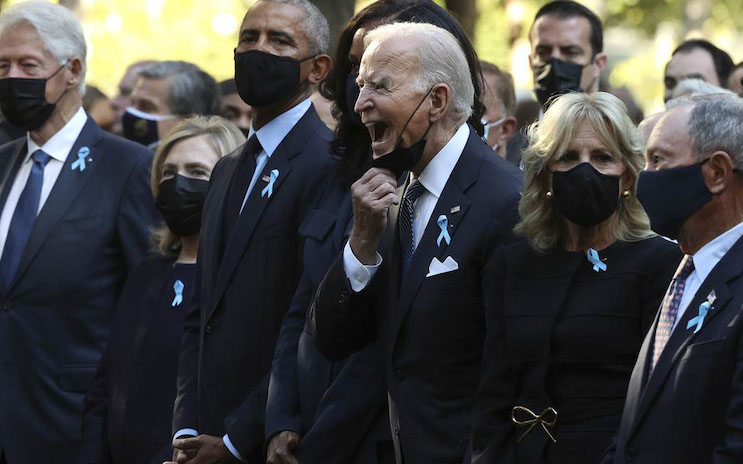 Thousands chant 'fuck joe biden' on 9/11 anniversary