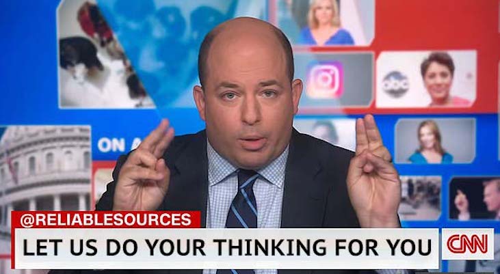 CNN's Brian Stelter urges viewers to stop doing their own research
