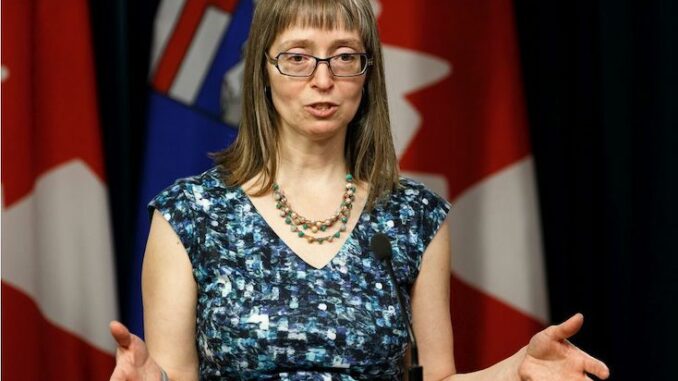 On September 23, Alberta's chief health officer Deena Hinshaw was asked the following question by a reporter: "Can you explain why parents don't have the right to know if there are Covid cases in their child's school?"