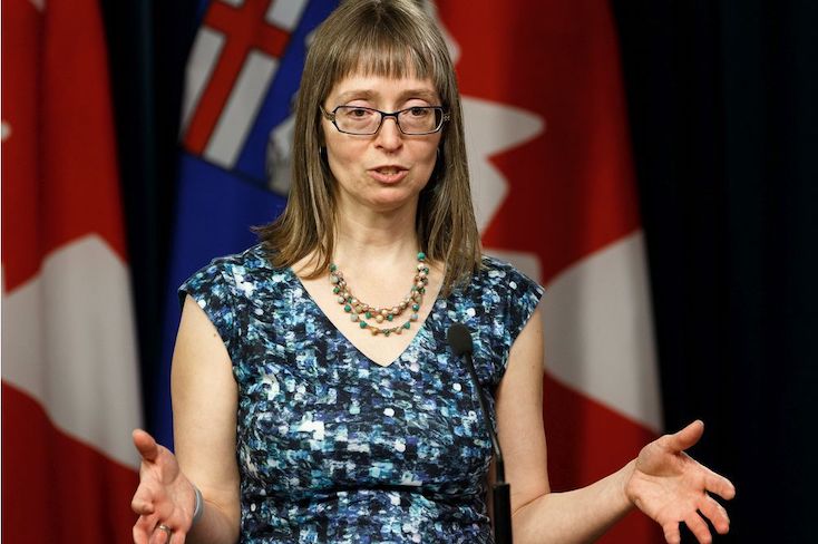 On September 23, Alberta's chief health officer Deena Hinshaw was asked the following question by a reporter: "Can you explain why parents don't have the right to know if there are Covid cases in their child's school?"