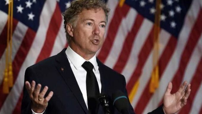 Senator Rand Paul calls on Americans to rise up and reject Biden's New World Order plan