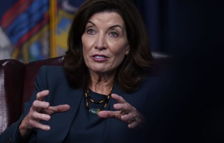 Unelected New York Gov. Kathy Hochul says unvaccinated people are going against God's will