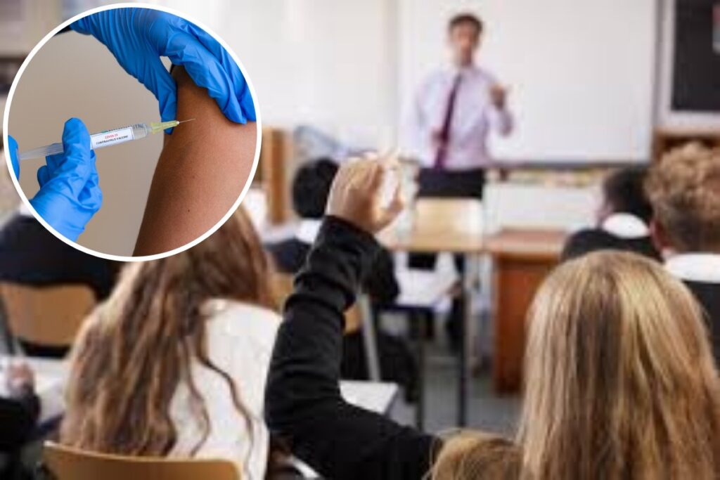 UK schools covid vaccine