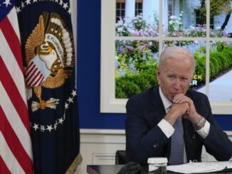 Biden fake white house set