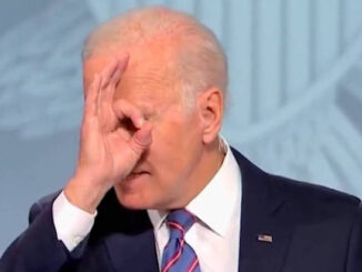 President Biden flashes white power sign during CNN town hall