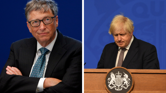 Bill Gates Boris Johnson