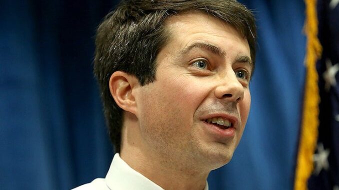 Pete Buttigieg claims the supply chain crisis in America is due to Biden's success with the economy