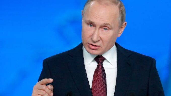President Putin says allowing young kids to change their gender is a crime against humanity